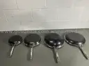 Lot of 4 Lightly Used Hexclad Frying Pans-WILL SHIP
