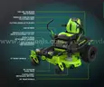 Brand New Greenworks 80V CRZ-428 Electric 42&#x22; Zero Turn Mower with Batteries-WILL SHIP
