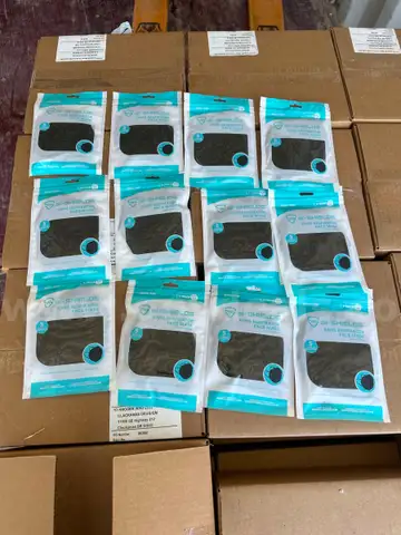 Pallet of 60 Cases Al Shields 5 ply White KN95 Disposable Respirator Face Mask, 12 packs-WILL SHIP