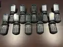 Lot of 15 Kyocera Flip Phones