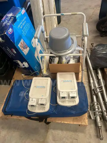 Portable Porta Potty, Bath Bench, Autopulse (2) (Whole Pallet)