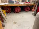 Set of  Three Red Wrestling Mats