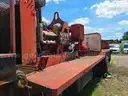 Detroit diesel mobile sand blasting trailer