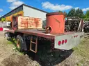 Detroit diesel mobile sand blasting trailer