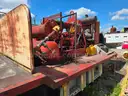 Detroit diesel mobile sand blasting trailer