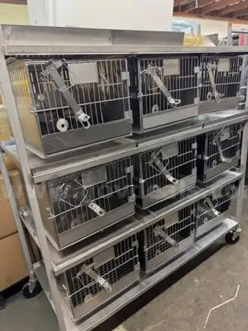 9 Cage Guinea Pig/Rabbit Racks