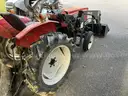 1980s Mitsubishi D2000 including a Bush Hog 1846QT Loader