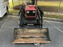 1980s Mitsubishi D2000 including a Bush Hog 1846QT Loader