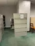 One lot of (100) five draw file cabinets - Finance unit