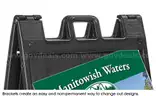 Brand New Plastic Black A-Frame Sign - Deluxe, 24 x 36&#x22;  QTY: 32