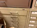 Flat File cabinets ( 5 drawers)  QTY: 16