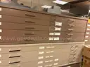 Flat File cabinets ( 5 drawers)  QTY: 16