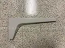 White shelving brackets cubical QTY 5