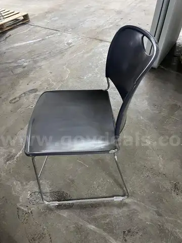 Gray Stackable Chairs, Modern Waiting Room Chairs (Set of 15) AVAILABLE///GOOD CONDITION!!!