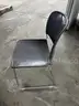 Gray Stackable Chairs, Modern Waiting Room Chairs (Set of 15) AVAILABLE///GOOD CONDITION!!!