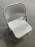 Economy Folding Chair -BEIGE///////25 CHAIRS ARE AVAILABLE/USED BUT GOOD CONDITION