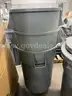 32-Gallon Plastic Trash Cans with Lids & Dollies – 7 Available Heavy-duty, mobile trash cans with wheels and 3 lids.