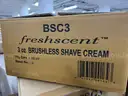 Freshscent 3 Oz. Shave Gel – 2 Pallets | 144 pcs/case  Bulk lot of classic shave gel for a smooth, refreshing shave.