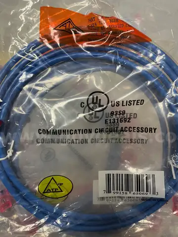 PANDUIT 7ft Ethernet LAN Cables – Bulk Lot of 68 – Mostly Blue, Brand New! This bulk lot of 68 brand-new PANDUIT brand