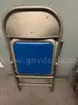 Folding chairs (metal with padding)