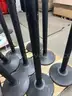 Lot of 10 Uline & US Weight stanchions in great used condition. Ideal for crowd control, queue lines, and event manageme