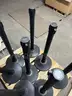 Lot of 10 Uline & US Weight stanchions in great used condition. Ideal for crowd control, queue lines, and event manageme