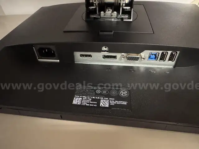 Dell Pro 19 Plus Monitor, Model: P1917S (USED AND DATA WIPED CLEAN) QTY 100