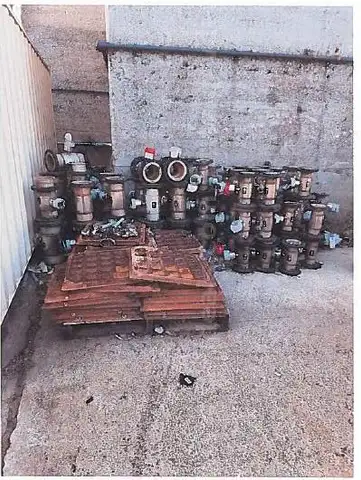 Lot of Used and unclean Water Meters