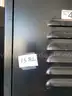 1 LOT OF 24 METAL LOCKERS - BLACK