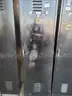1 LOT OF 24 METAL LOCKERS - BLACK