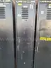 1 LOT OF 24 METAL LOCKERS - BLACK
