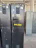 1 LOT OF 24 METAL LOCKERS - BLACK