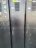 1 LOT OF 24 METAL LOCKERS - BLACK