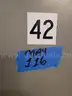 1 LOT OF 124 METAL LOCKERS