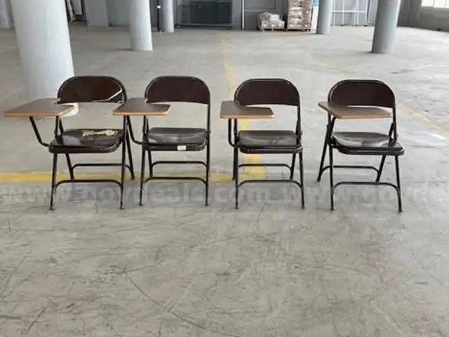 Folding student chairs right side tablet arm QTY: 4