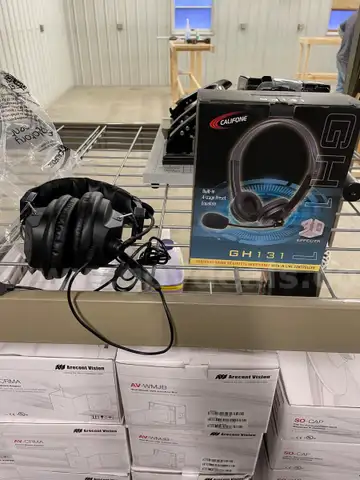 Lot of two sets of Headphones