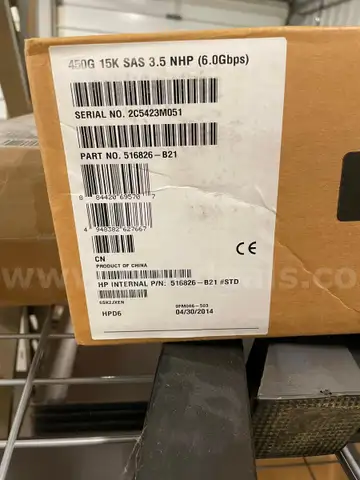 Lot of (2) HP Hard drives