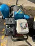 Lot of stormwater-damaged equipment