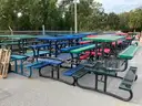 Picnic tables