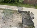 Metal Patio Furniture - chairs (22), tables (14), loveseat (1)