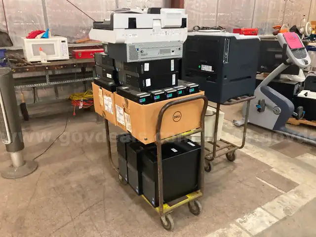Lot of 14 Computers and 5 Printers