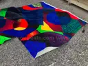 Carpet for Bowling or Skating Center - glows in black light - 1 full roll plus scraps