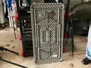 Refrigerator, microwave, Keurig, chairs, tables
