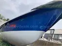 Vanguard Laser personal sail boat - no sail - on small trailer
