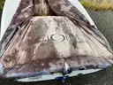 Vanguard Laser personal sail boat - no sail - on small trailer