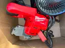 Lot of 3 Milwaukee Tools - M18 18V 120V Packout Fan, Sawzall, Compound Miter Saw