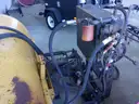 The Sweepster AH (Utility Tractor Angle Sweeper-PTO to Hydraulic Drive) (single motor) brooms are hydraulically driven,