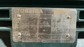 Toshiba EQP Global SD Electric Motor, Model 0154SDSC41A-P, 15 HP, 575 V - ITEM # 5022552
