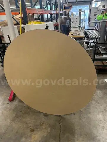 Large Round Wooden Table - 60in Wide