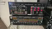 LOT OF 8 audio and AV equipment used condition